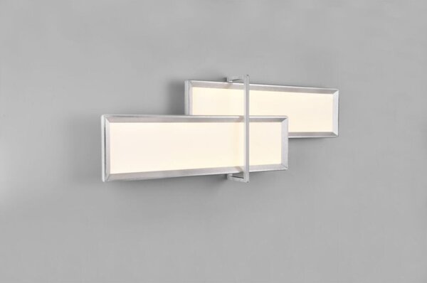 TRIO 672110505 CHARLESTON stropné svietidlo LED 1x22W/2600lm+1x12W/1600lm 3000K brúsený hliník