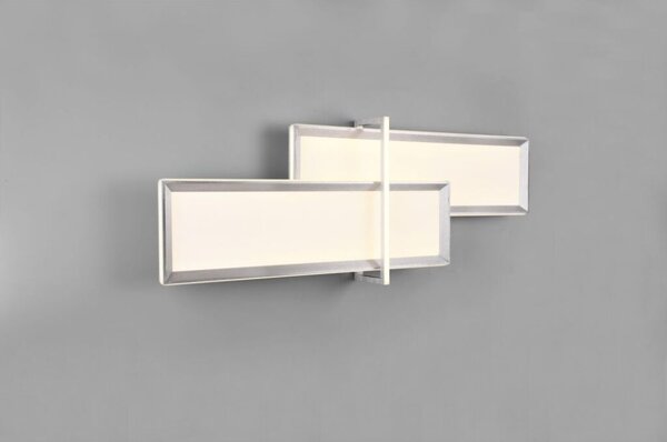 TRIO 672110505 CHARLESTON stropné svietidlo LED 1x22W/2600lm+1x12W/1600lm 3000K brúsený hliník