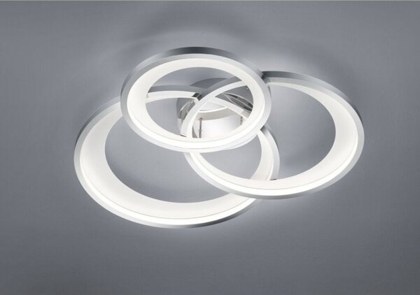 TRIO 673810306 GRANADA stropné svietidlo LED 36W/4300lm 3000K chróm, switchdimmer