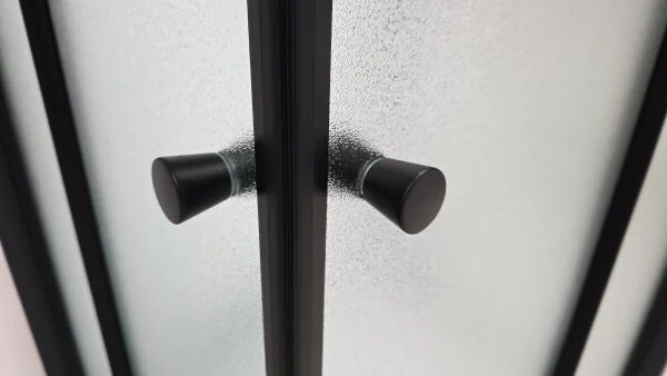 POINT BLACK HARD 80x80 Clear Štvorcový sprchovací kút s mramorovou vaničkou
