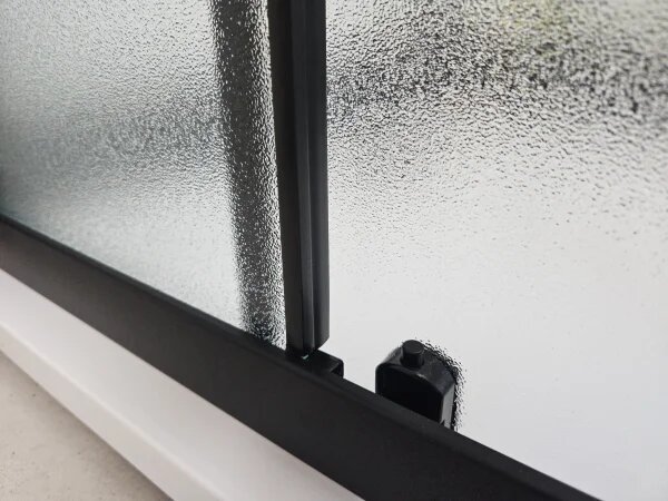 POINT BLACK HARD 80x80 Clear Štvorcový sprchovací kút s mramorovou vaničkou