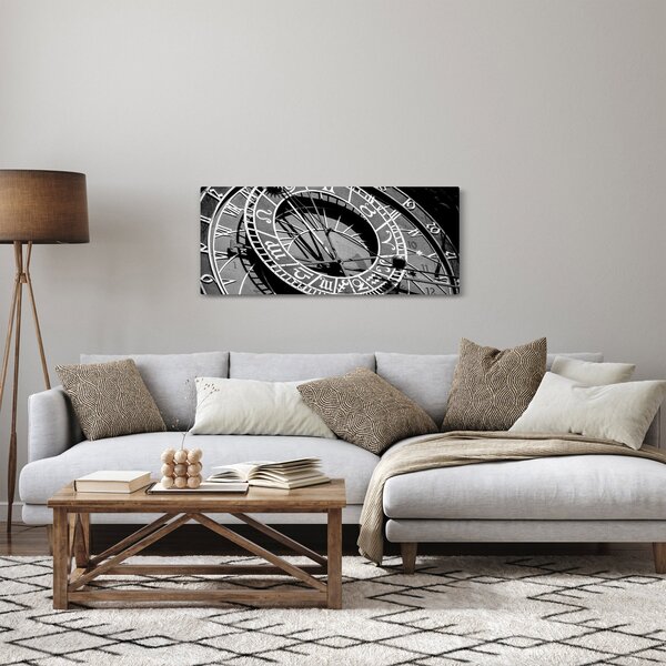 Obraz - Astronomické hodiny, Praha, Česká Republika (120x50 cm)