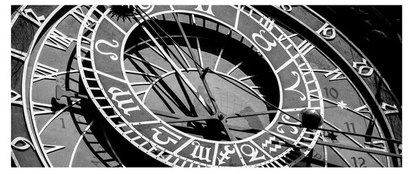 Obraz - Astronomické hodiny, Praha, Česká Republika (120x50 cm)