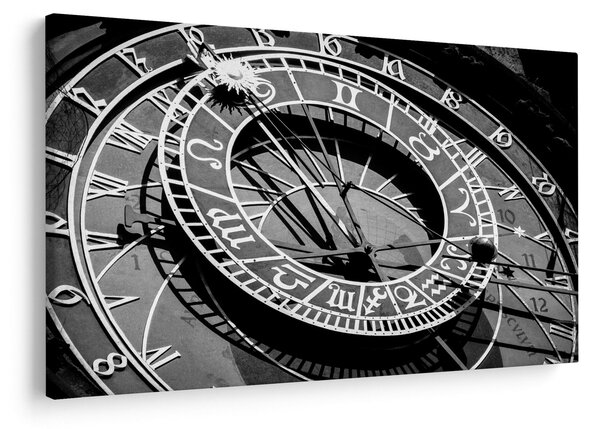 Obraz - Astronomické hodiny, Praha, Česká Republika (90x60 cm)
