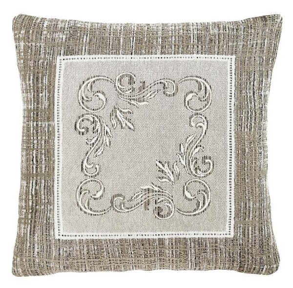 Gobelínová obliečka na vankúš, hnedá Chenille IT106 Farba Hnedá Rozmery 42x42 cm