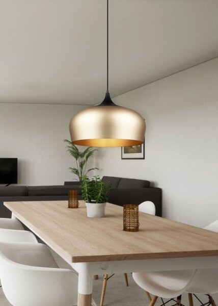 TRIO 310890108 CHIRON závesné svietidlo D450mm 1xE27 matná mosadz