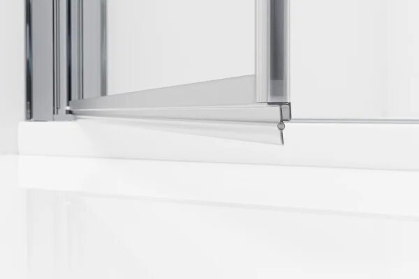 BETA COMBI II Chróm 80x80x80 Číre Sprchovací kút nástenný