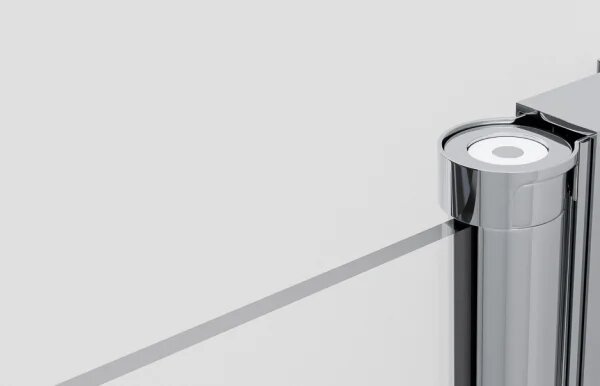 BETA LINE II Chrom 110 Číre Sprchové dvere dvojkrídlové s pevnými stenami v rovine