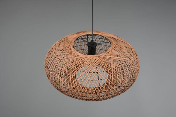 TRIO 312300136 HEDDA závesné svietidlo D520mm 1xE27 matná čierna, sisal