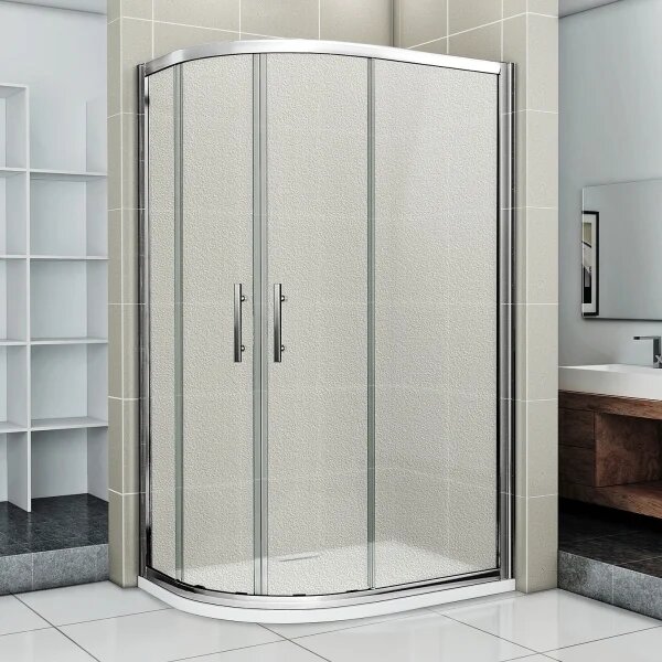 NATALI HARD 100x80 Grape Pravý Sprchovací kút asymetrický