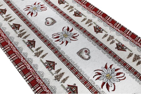 Gobelínový behúň na stôl Chenille IT032 Farba Viacfarebná Rozmery 40x130 cm