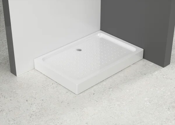 POINT LOR 100x80 Clear Obdĺžnikový sprchovací kút s akrylátovou vaničkou