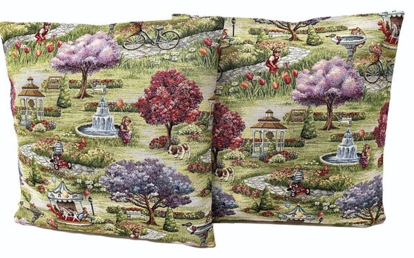Gobelínová obliečka na vankúš Eden 1178 Farba Viacfarebná Rozmery 50x50 cm
