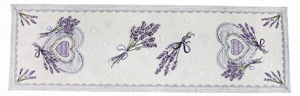 Gobelínový behúň na stôl Levanduľa Chenille IT102 Farba Viacfarebná Rozmery 50x40 cm