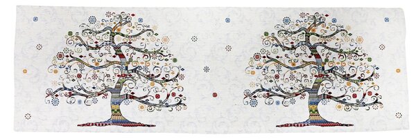 Gobelínový behúň na stôl Stromček šťastia Chenille IT103 Farba Viacfarebná Rozmery 40x130 cm