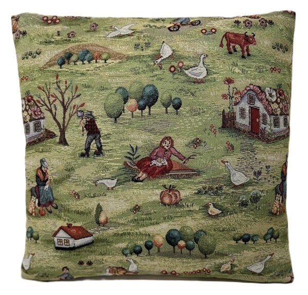 Gobelínová obliečka na vankúš Eden 1177 Farba Viacfarebná Rozmery 50x50 cm