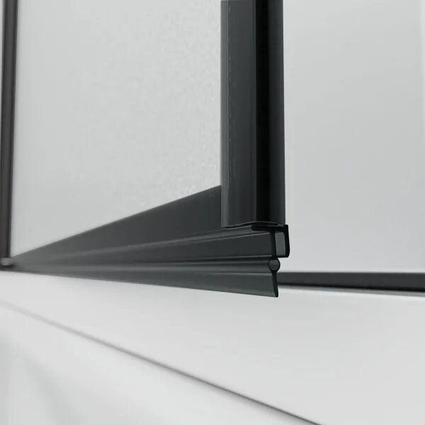 BETA COMBI Black 90x80 Grape Obdĺžnikový sprchovací kút bez vaničky