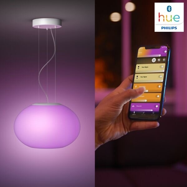 Philips Hue White and color ambiance 8719514343528 Flourish závesné svietidlo LED D401mm 31W/3000lm 2000-6500K+RGB biela bluetooth