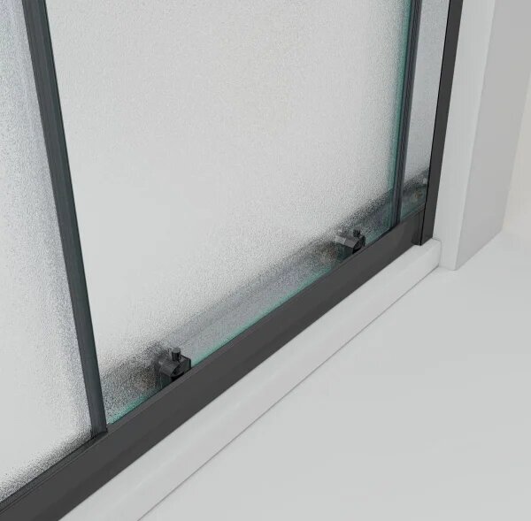 NICOL COMBI Black 90x70 grape Sprchovací kút s posuvnými dverami