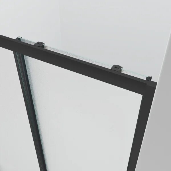 NICOL COMBI Black 90x70 grape Sprchovací kút s posuvnými dverami