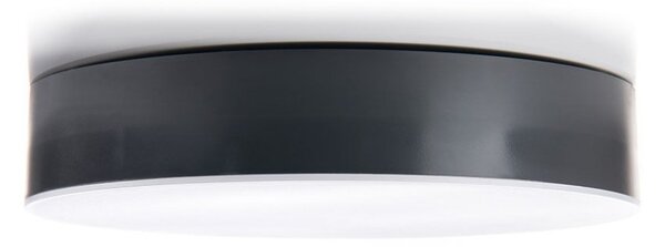 LED2 5200154 DRUM exteriérové stropné svietidlo LED so senzorom D320mm 21W/1680lm 3000K/4000K/6500K IP65 antracit