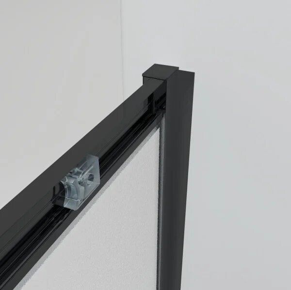 NICOL COMBI Black 90x70 grape Sprchovací kút s posuvnými dverami