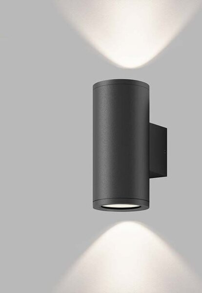 LED2 5131604 MIDO exteriérové nástenné svietidlo 2xGU10 IP54 antracit