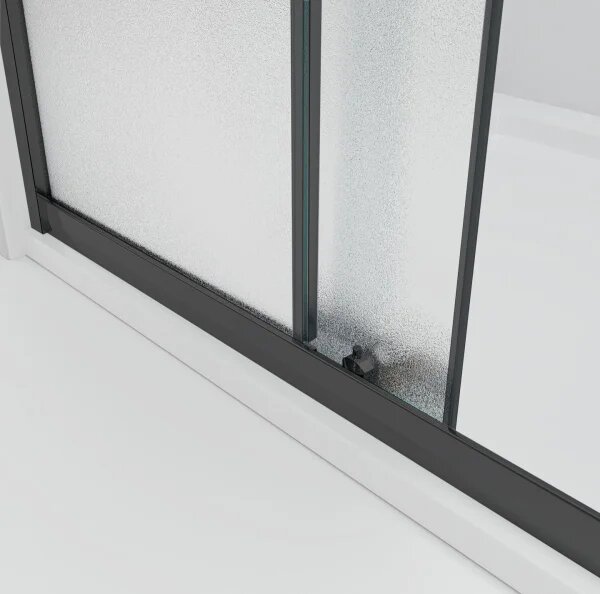 NICOL COMBI Black 90x70 grape Sprchovací kút s posuvnými dverami