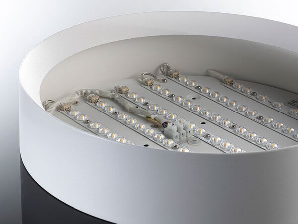 LED2 1272051 MILA stropné svietidlo LED D400mm 30W/2010lm 3000K/4000K biela