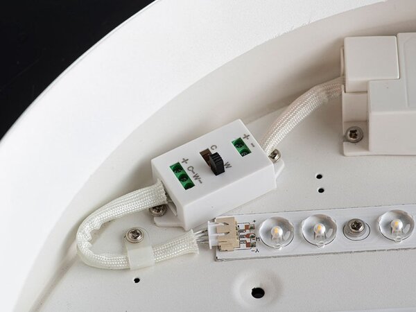LED2 1272051 MILA stropné svietidlo LED D400mm 30W/2010lm 3000K/4000K biela
