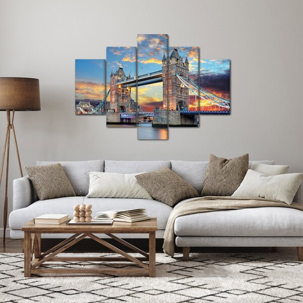 Obraz - Tower Bridge, Londýn, Anglicko (150x105 cm)