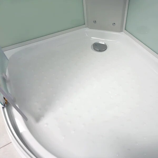MILD 80 WHITE Sprchový box štvrťkruhový s akrylátovou vaničkou