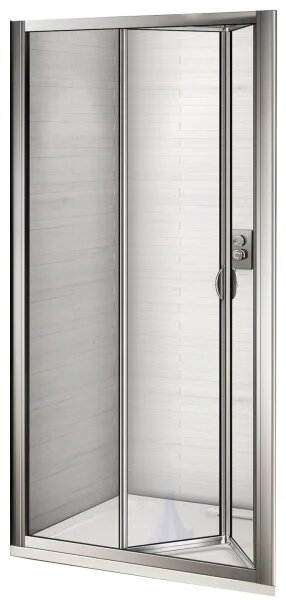 WRITE 80 Clear Zalamovacie sprchové dvere