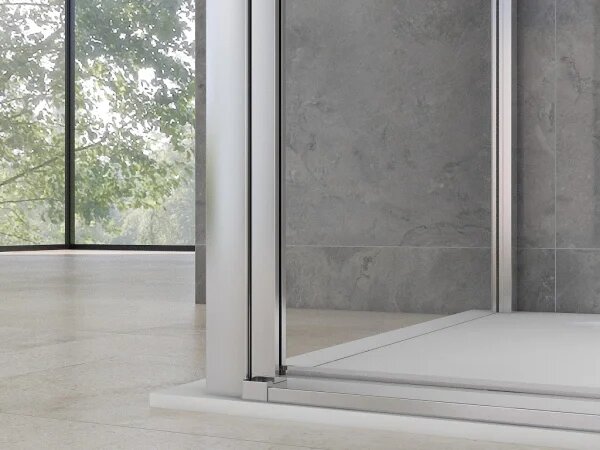 HANY ROCKY 80x80 Grape Sprchovací kút štvorcový s mramorovou vaničkou