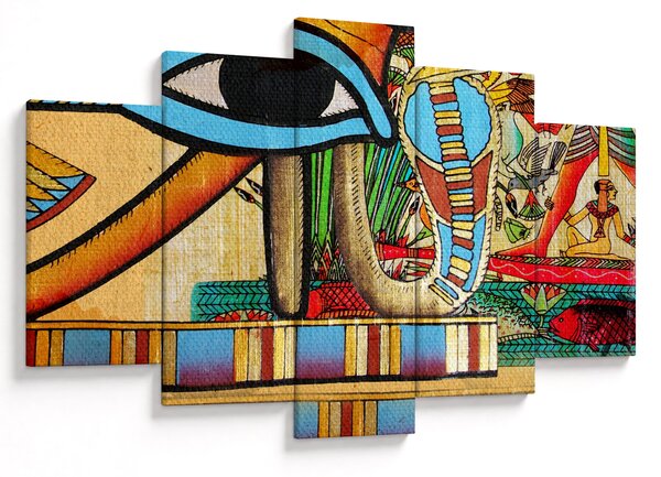 Obraz s egyptskými motívmi (150x105 cm)