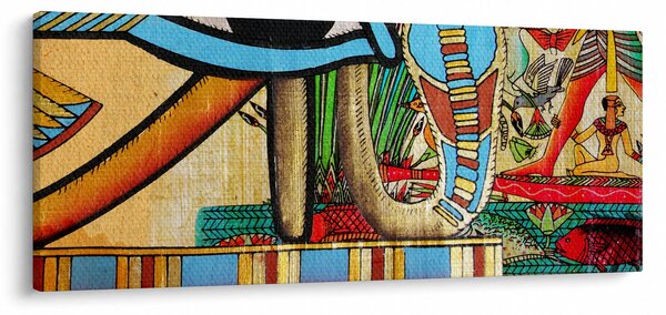 Obraz s egyptskými motívmi (120x50 cm)