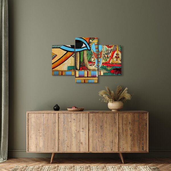 Obraz s egyptskými motívmi (90x60 cm)