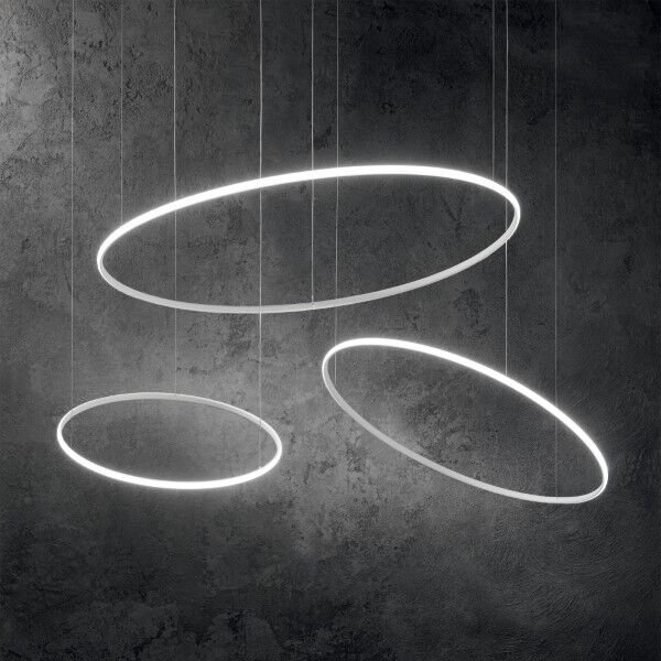 Ideal Lux 258751 HULAHOOP závesné svietidlo LED D1005mm 50W/5000lm 3000K biela