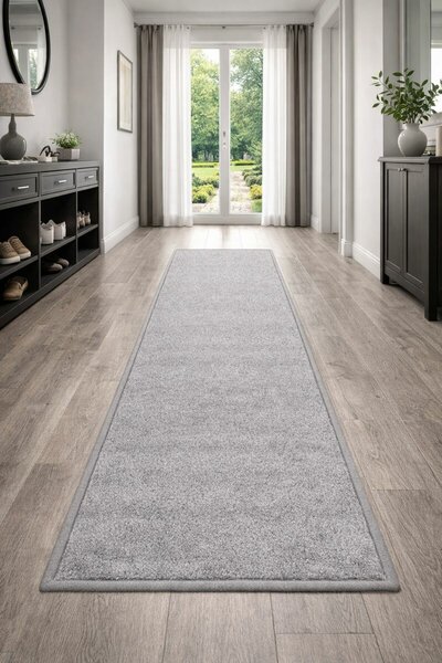 Vopi , Behúň na mieru Eton šedý 73, šíre 60 cm, šedá, chodba / predsieň