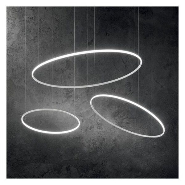 Ideal Lux 258751 HULAHOOP závesné svietidlo LED D1005mm 50W/5000lm 3000K biela