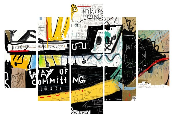 Obraz - Graffiti (150x105 cm)