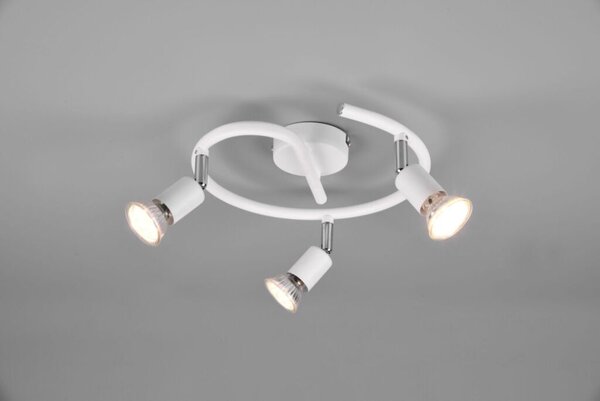 TRIO R80913931 PARIS bodové svietidlo D260mm 3xGU10 matná biela