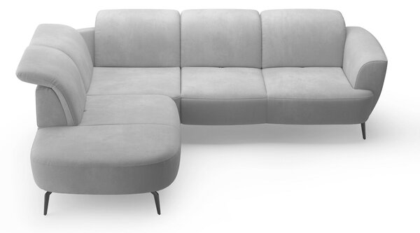 ROHOVÁ SEDAČKA, textil, sivá Sit & More - Sedačky, Online Only