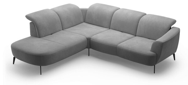 ROHOVÁ SEDAČKA, textil, sivá Sit & More - Sedačky, Online Only