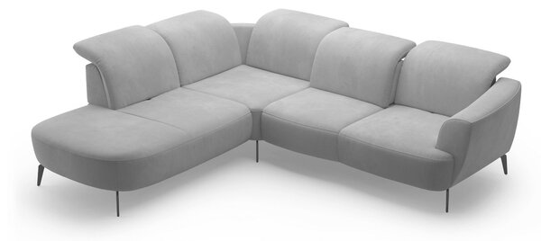 ROHOVÁ SEDAČKA, textil, sivá Sit & More - Sedačky, Online Only