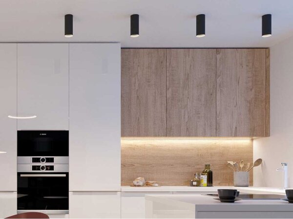 LED2 1251443 LUKY stropné povrchové bodové svietidlo LED 10-20W 4000K čierna