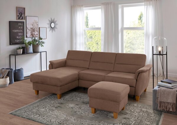 ROHOVÁ SEDAČKA, textil, hnedá Sit & More - Sedačky, Online Only