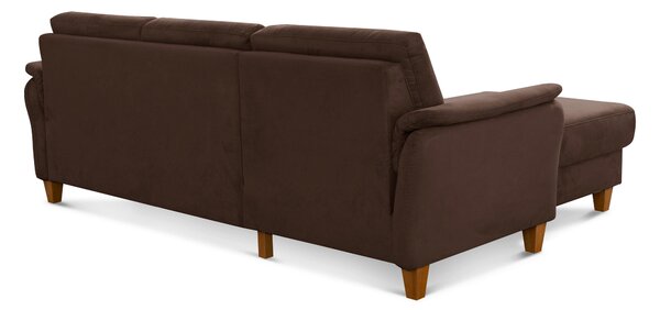 ROHOVÁ SEDAČKA, textil, tmavohnedá Sit & More - Sedačky, Online Only