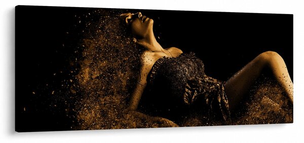 Obraz - Žena zo zlata (120x50 cm)