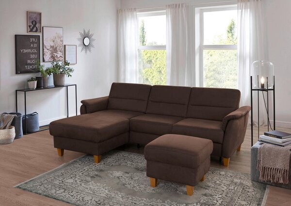 ROHOVÁ SEDAČKA, textil, tmavohnedá Sit & More - Sedačky, Online Only